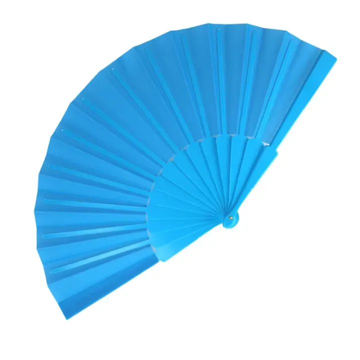 Hand fan plastic  polyester - LT90522 (N0012)